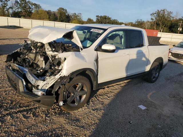 5FPYK3F58NB003617 - 2022 HONDA RIDGELINE RTL WHITE photo 1