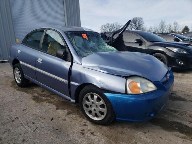 KNADC125446299788 - 2004 KIA RIO BLUE photo 4