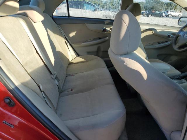 2T1BU4EE6AC492954 - 2010 TOYOTA COROLLA BASE RED photo 10