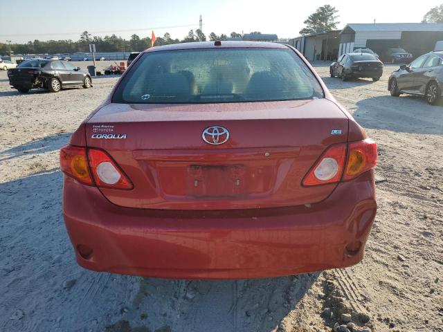 2T1BU4EE6AC492954 - 2010 TOYOTA COROLLA BASE RED photo 6