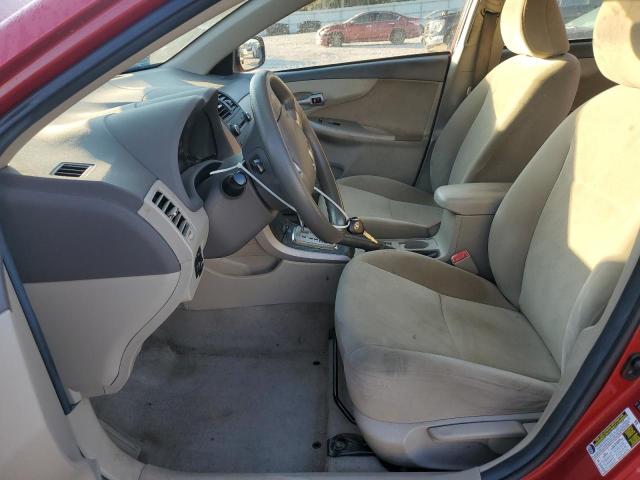 2T1BU4EE6AC492954 - 2010 TOYOTA COROLLA BASE RED photo 7