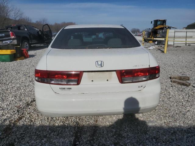 1HGCM56334A178681 - 2004 HONDA ACCORD LX WHITE photo 6