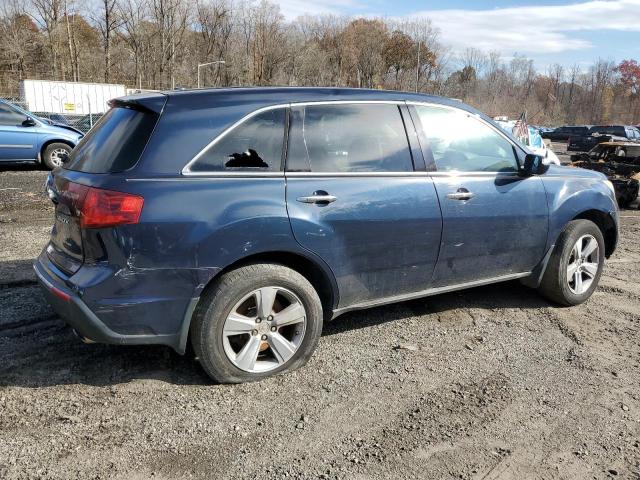2HNYD2H40AH506915 - 2010 ACURA MDX TECHNOLOGY BLUE photo 3