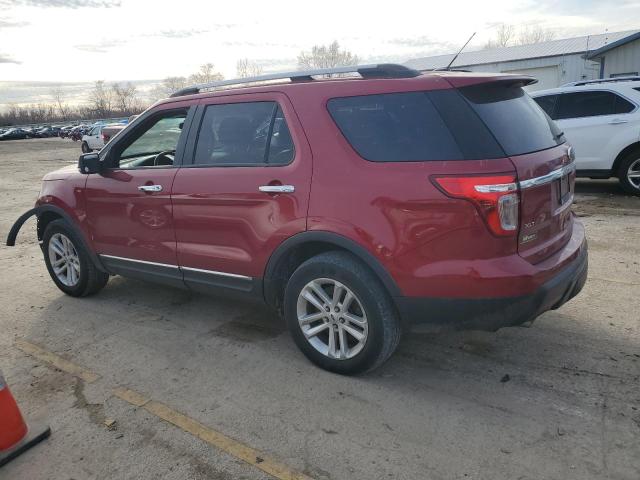 1FM5K8D87FGA52719 - 2015 FORD EXPLORER XLT MAROON photo 2