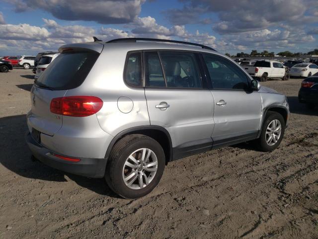 WVGAV7AX8HK036279 - 2017 VOLKSWAGEN TIGUAN S SILVER photo 3