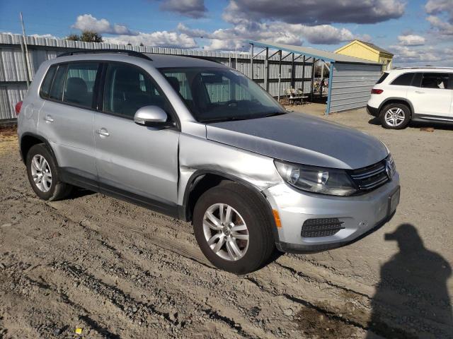 WVGAV7AX8HK036279 - 2017 VOLKSWAGEN TIGUAN S SILVER photo 4
