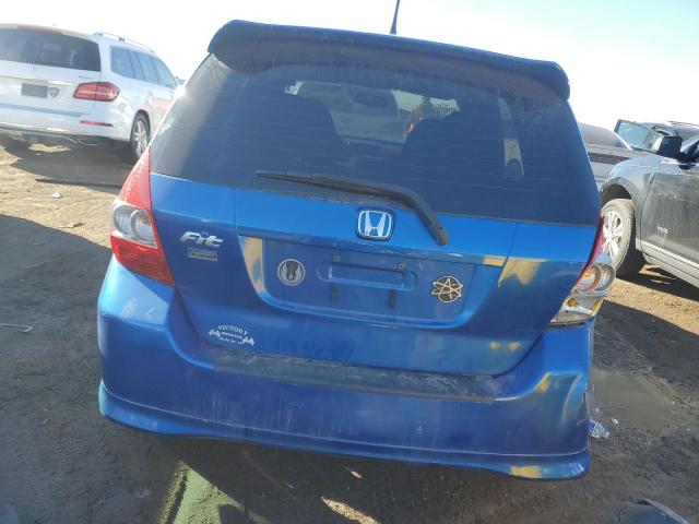 JHMGD38687S020586 - 2007 HONDA FIT S 蓝色 照片 6
