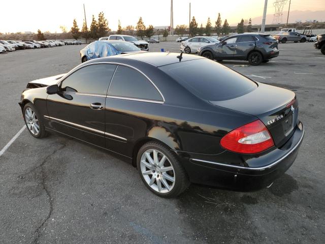 WDBTJ56H77F210945 - 2007 MERCEDES-BENZ CLK 350 BLACK photo 2