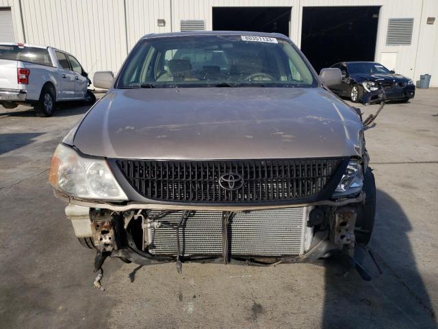 4T1BF28B53U295842 - 2003 TOYOTA AVALON XL BEIGE photo 5