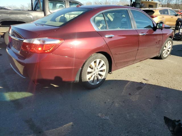 1HGCR2F80EA218938 - 2014 HONDA ACCORD EXL BURGUNDY photo 3