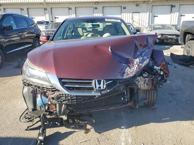 1HGCR2F80EA218938 - 2014 HONDA ACCORD EXL BURGUNDY photo 5