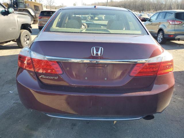 1HGCR2F80EA218938 - 2014 HONDA ACCORD EXL BURGUNDY photo 6