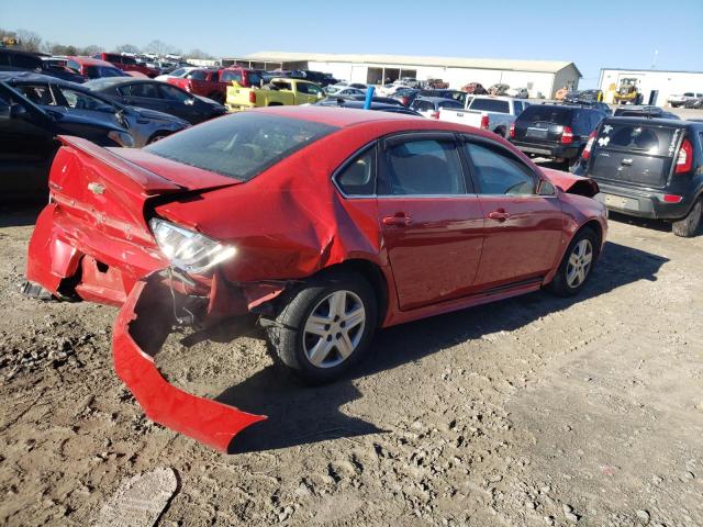 2G1WA5EK1A1108575 - 2010 CHEVROLET IMPALA LS RED photo 3