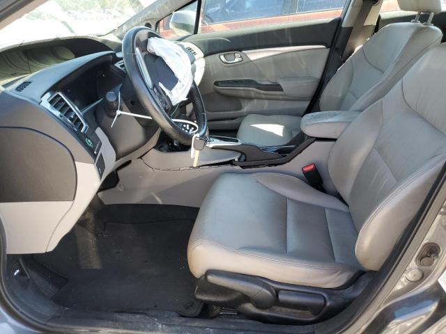 2HGFB2F96DH540610 - 2013 HONDA CIVIC EXL رمادي صورة 7