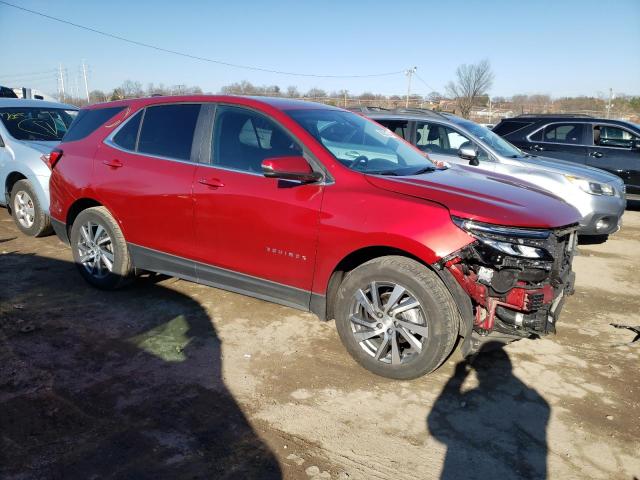 3GNAXUEV5NL164888 - 2022 CHEVROLET EQUINOX LT RED photo 4