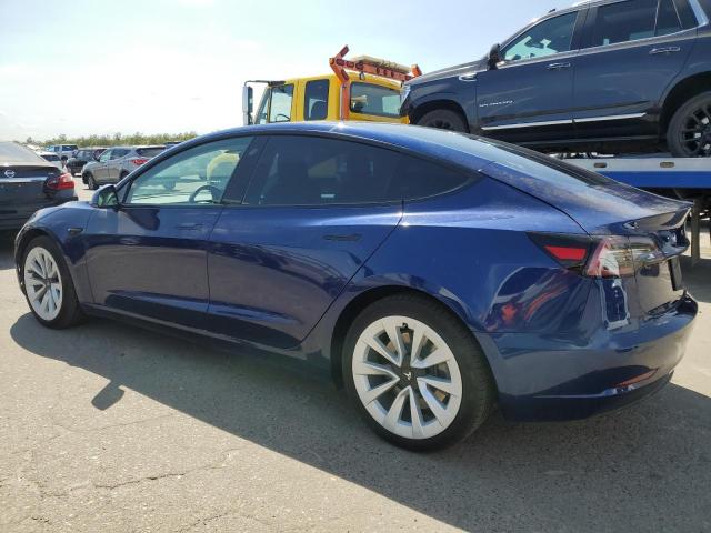 5YJ3E1EBXMF868562 - 2021 TESLA MODEL 3 Կապույտ լուսանկար 2