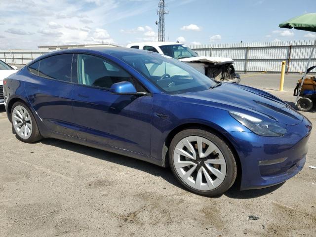 5YJ3E1EBXMF868562 - 2021 TESLA MODEL 3 Կապույտ լուսանկար 4