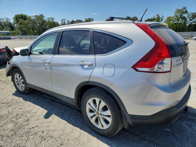 2HKRM4H74DH638197 - 2013 HONDA CR-V EXL SILVER photo 2