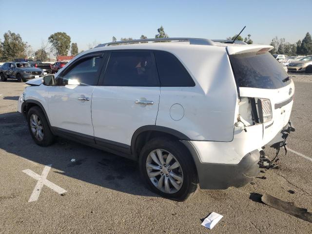 5XYKU4A19BG146843 - 2011 KIA SORENTO EX WHITE photo 2