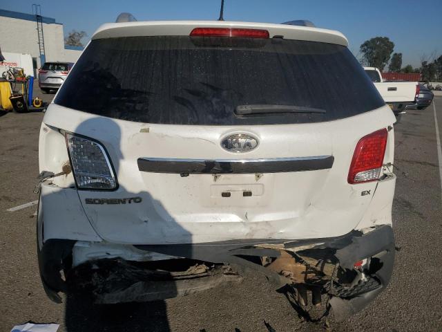 5XYKU4A19BG146843 - 2011 KIA SORENTO EX WHITE photo 6