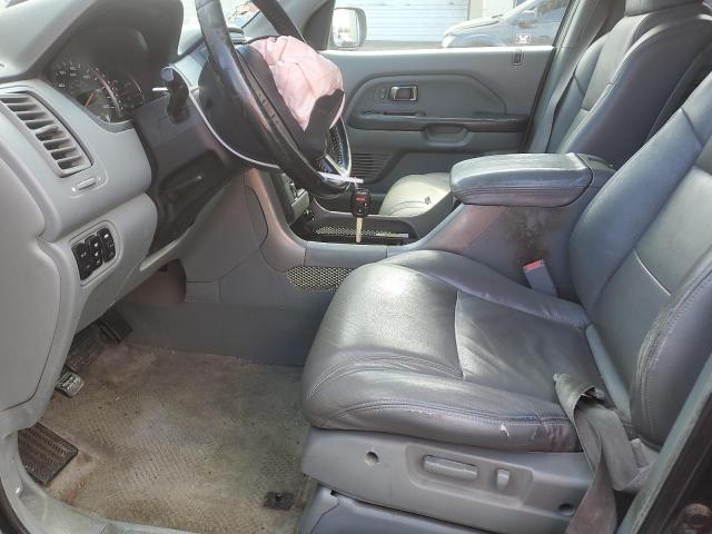 5FNYF18545B066325 - 2005 HONDA PILOT EXL GRAY photo 7