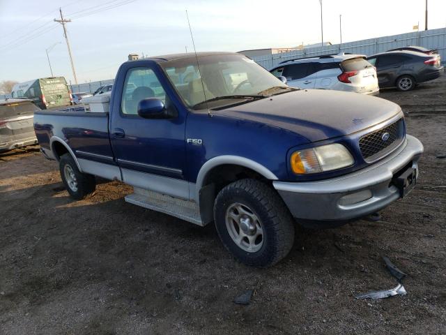 1FTDF18W5VKD35135 - 1997 FORD F150 BLUE photo 4