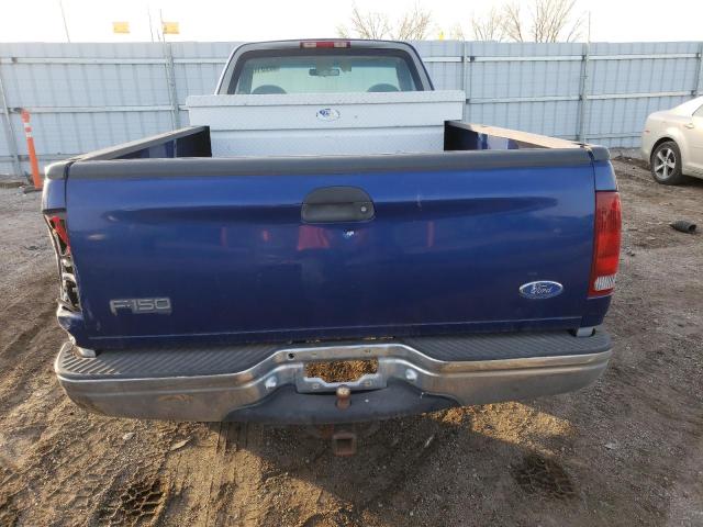 1FTDF18W5VKD35135 - 1997 FORD F150 BLUE photo 6