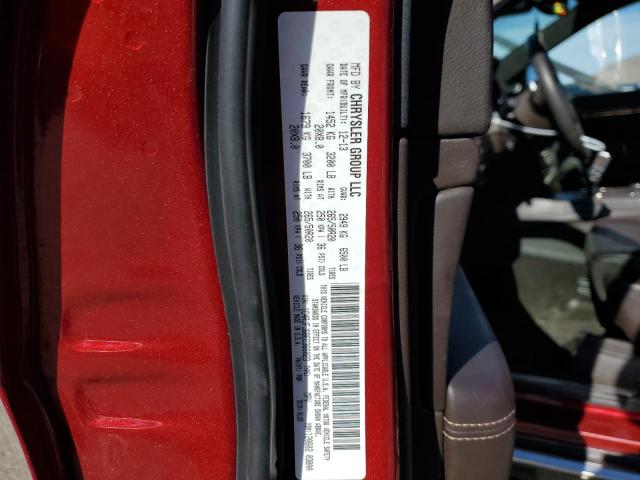 1C4RJFJG8EC366023 - 2014 JEEP GRAND CHER SUMMIT Qırmızı foto 13