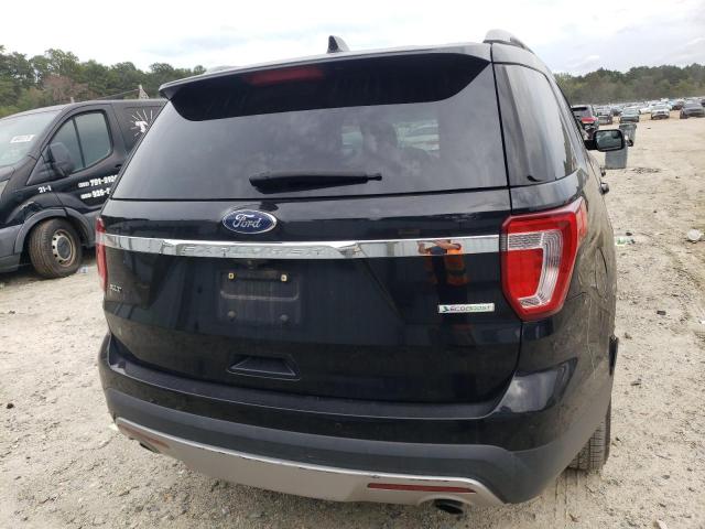 1FM5K7DH7GGA89233 - 2016 FORD EXPLORER XLT Чорний фото 6