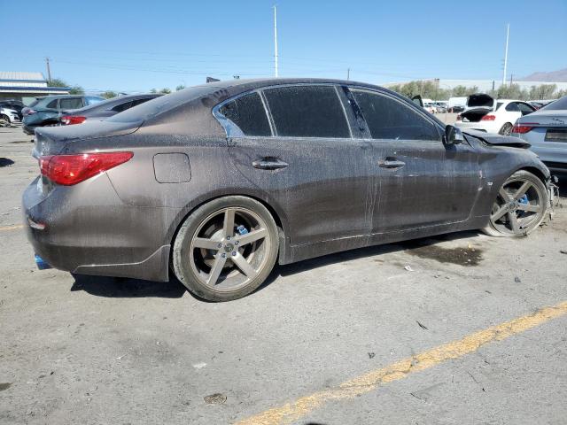 JN1BV7AP7FM357985 - 2015 INFINITI Q50 BASE BROWN photo 3