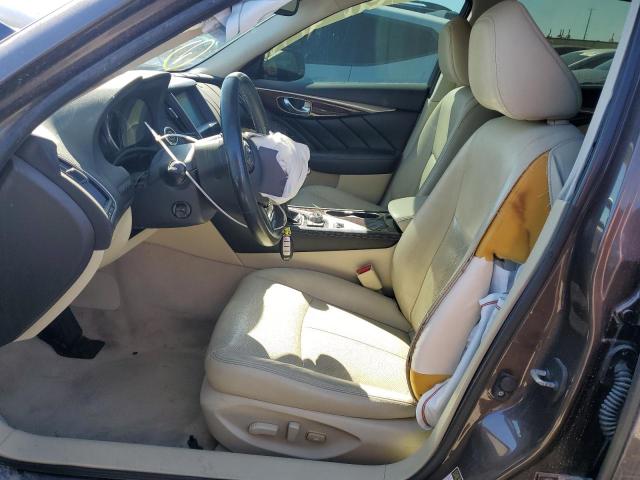 JN1BV7AP7FM357985 - 2015 INFINITI Q50 BASE BROWN photo 7