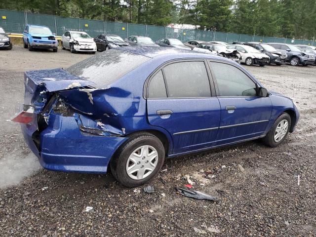 2HGES16365H578759 - 2005 HONDA CIVIC DX VP BLUE photo 3