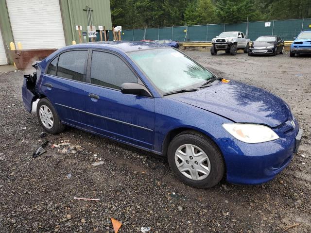 2HGES16365H578759 - 2005 HONDA CIVIC DX VP BLUE photo 4