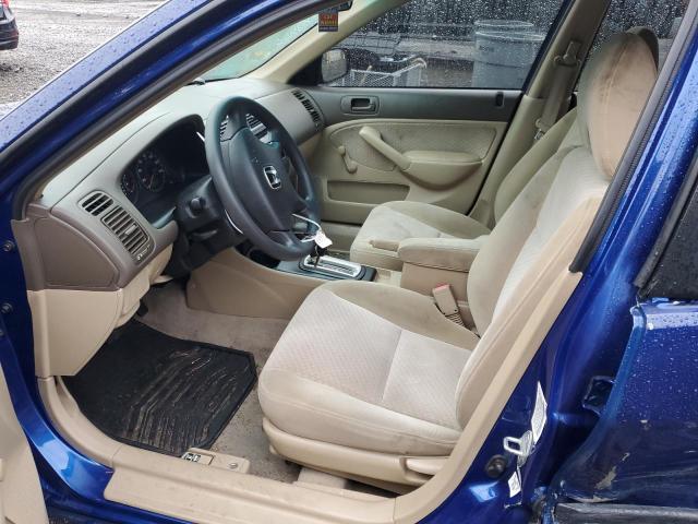 2HGES16365H578759 - 2005 HONDA CIVIC DX VP BLUE photo 7
