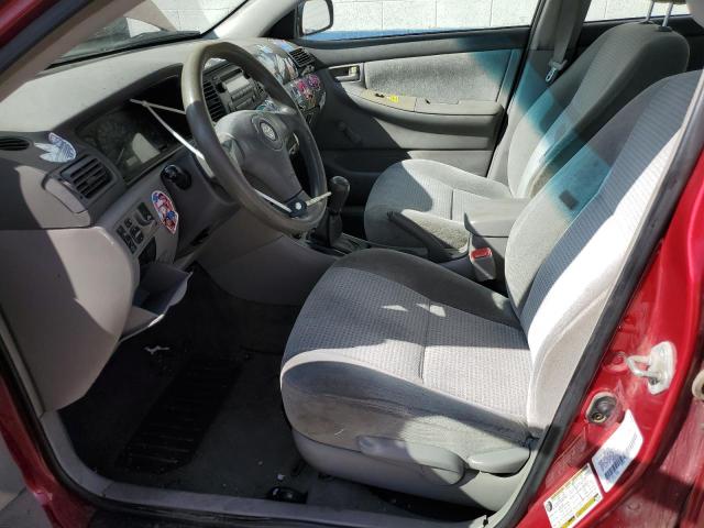 1NXBR32E05Z521160 - 2005 TOYOTA COROLLA CE წითელი ფოტო 7