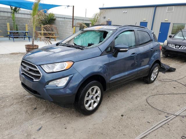 MAJ6S3GL4NC458643 - 2022 FORD ECOSPORT SE BLUE photo 1