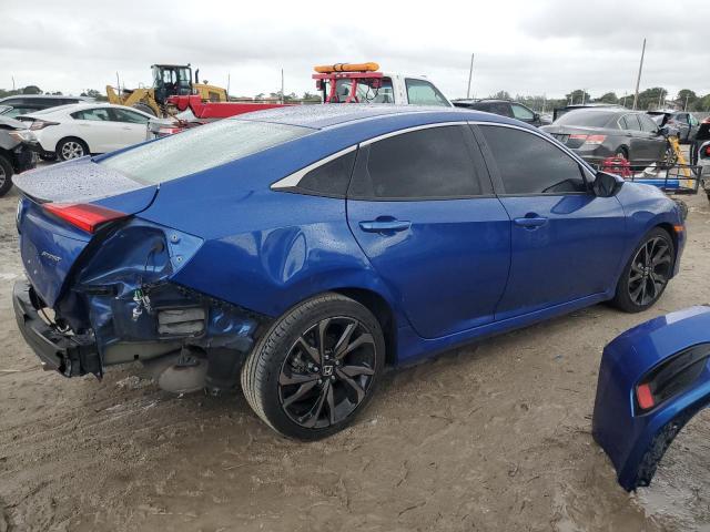 2HGFC2F85MH546550 - 2021 HONDA CIVIC SPORT ლურჯი ფოტო 3