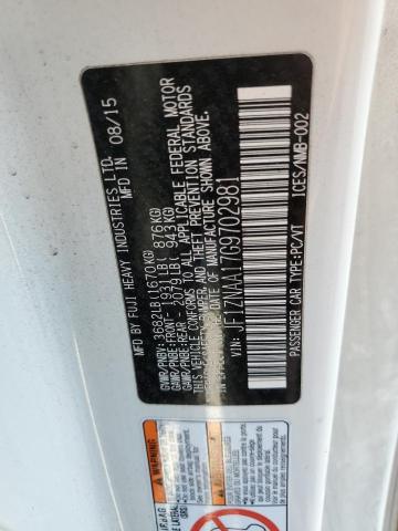 JF1ZNAA17G9702981 - 2016 TOYOTA SCION FR-S 白色 照片 12