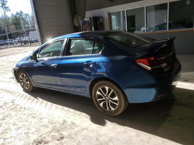 19XFB2F84DE236371 - 2013 HONDA CIVIC EX BLUE photo 2