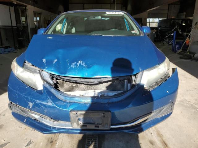 19XFB2F84DE236371 - 2013 HONDA CIVIC EX BLUE photo 5