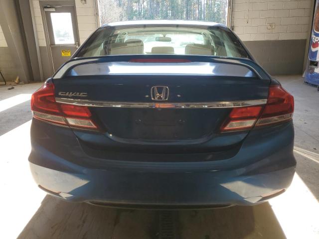 19XFB2F84DE236371 - 2013 HONDA CIVIC EX BLUE photo 6