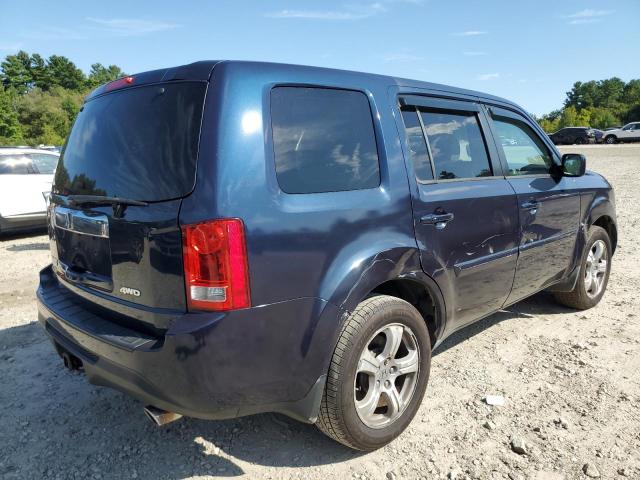 5FNYF4H49CB009690 - 2012 HONDA PILOT EX BLUE photo 3