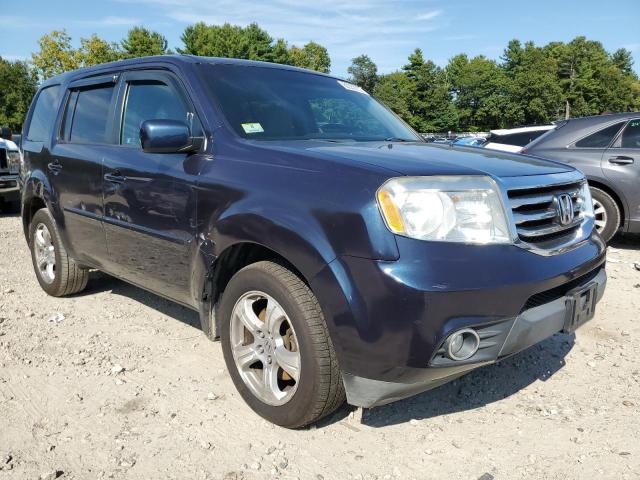 5FNYF4H49CB009690 - 2012 HONDA PILOT EX BLUE photo 4