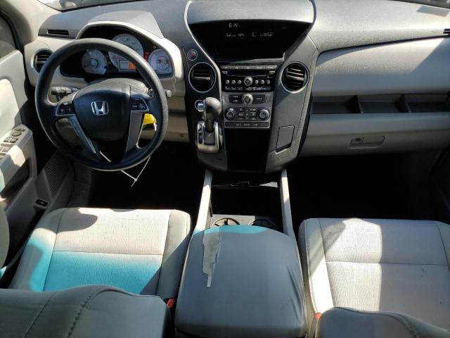 5FNYF4H49CB009690 - 2012 HONDA PILOT EX BLUE photo 8