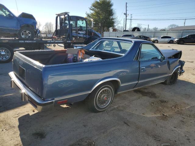 1GCCW80H1DR233080 - 1983 CHEVROLET EL CAMINO BLUE photo 3