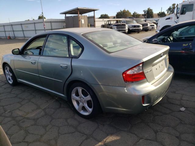 4S3BL616597220616 - 2009 SUBARU LEGACY 2.5I GREEN photo 2