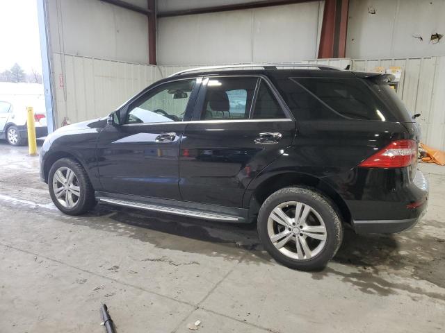 4JGDA5HB4DA195355 - 2013 MERCEDES-BENZ ML 350 4MATIC BLACK photo 2