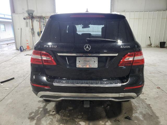4JGDA5HB4DA195355 - 2013 MERCEDES-BENZ ML 350 4MATIC BLACK photo 6