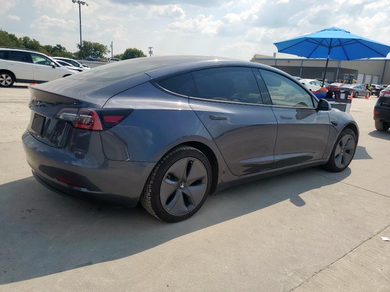 5YJ3E1EA5NF309557 - 2022 TESLA MODEL 3 黑色 照片 3