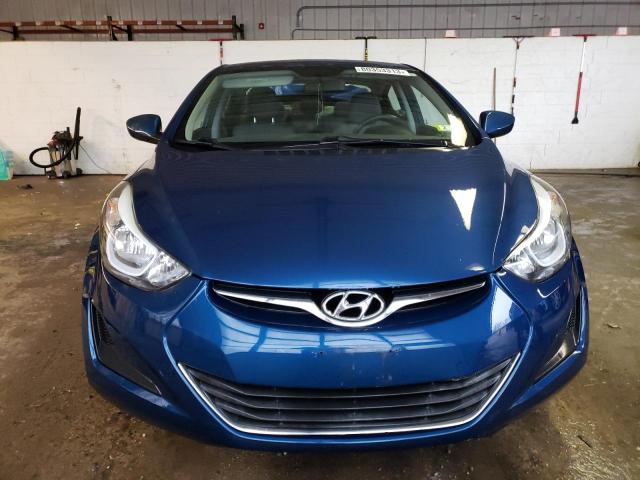 KMHDH4AE4GU619856 - 2016 HYUNDAI ELANTRA SE BLUE photo 5